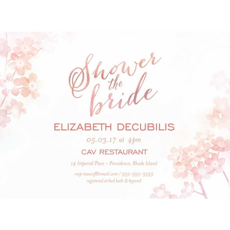 - Ombre Standard Bridal Shower Invitation