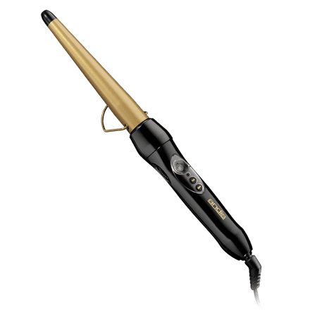 Andis High Heat Gold Ceramic Conical Curling Wand,