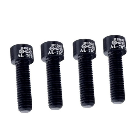 

Pack of 45x17mm Headset Stem Aluminum Alloy Bolts Bike Stems Screws Black