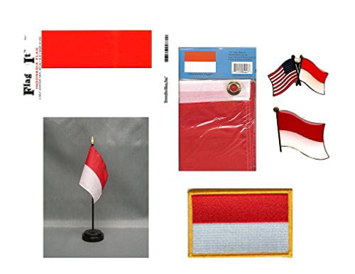 Belgium Heritage Flag Pack Miniature Desk Flag with Stand & One Iron-On Flag Patch Includes a Belgian 3x5' Flag One Single & One Double Friendship Flag Lapel Pin Vinyl Flag Decal 
