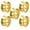 Gold, variant on MOMOJIA Pack of 5 Polished Alloy Round Napkin Rings Table Centerpiece for Elegant Table Setting and Modern Home Decors