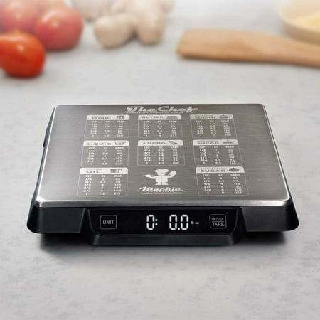 Industrial Full Size Durable Restaurant Quality Food Kitchen Digital Scale for Baking Cooking Meal Prep 33lb / 1g increments. Easily Read w/Oversized Containers Bonus Baking