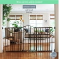 thumbnail image 4 of Puerta de seguridad extra ancha para mascotas y bebés de expansión de metal Summer Infant, 44"-71" de ancho, 36" de alto, hardware montado para seguridad de perros y niños, se adapta a aberturas o pue, 4 of 5