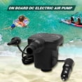 thumbnail image 3 of Pompe Car DC Pompe à air électrique portable Pompe d'inflation d'air 12V pour bateau en caoutchouc pu lit flottant li lit de set, 3 of 7