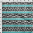 thumbnail image 3 of oneOone Polyester Lycra Fabric Chevron Ikat Print Fabric By Yard 56 Inch Wide, 3 of 4