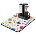 thumbnail image 1 of Large Microfiber Dish Drying Mat with Floral Design - Brighten Your Kitchen for Spring and Summer, 1 of 7
