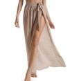 thumbnail image 2 of Beach Outfits For Women 2024 Cover Up Skirt Open Front Swimsuit Wrap Cover Ups Summer Beach Skirts With Slit For Women Khaki Loose Casual Resort Wear One Size, 2 of 6