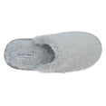 thumbnail image 2 of Ellen Tracy Fluffy Faux Fur Home Slippers, Grey (Women's), 2 of 7