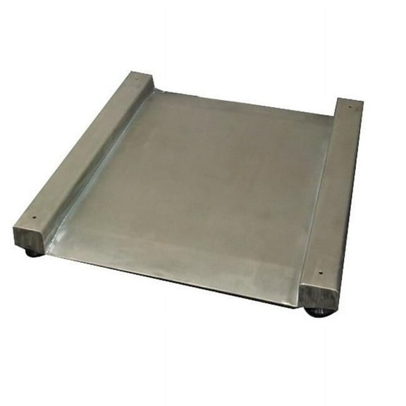 Optima Scales OP-917-SS-PT-SQ-1000 Heavy Duty All Stainless Steel Washdown Drum Scale - 1000 x 0.2 lb.