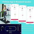 thumbnail image 6 of Ksports Foldable Home Treadmill, 2.5HP Under Desk Walking Pad, Black/Blue, 6 of 6