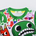 thumbnail image 3 of Pijama de jardín de Banban para niños, ropa de dormir de manga corta con estampado de dibujos animados, de Navidad, 3 of 4