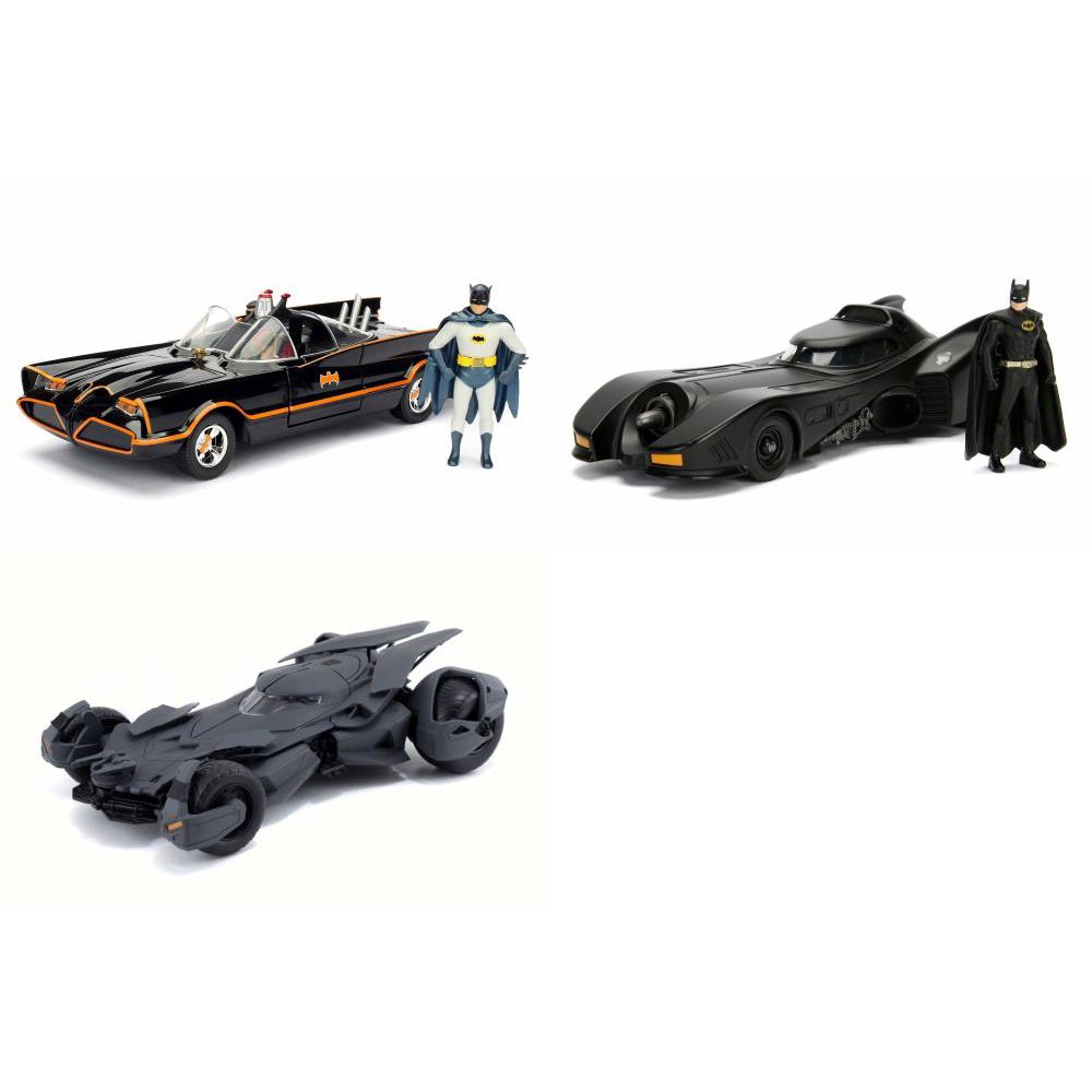 Batman Batmobile Model Car Package Three 1/24 Scale