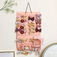 thumbnail image 5 of Floleo Hair Bows Organizer Wall Hanging Storage Hanger for Baby Girls Hair Accessories, Large Capacity Detachable Ribbons, Sturdy Rope Display for Clips Headbands, Vintage Home Decor Gift, 5 of 9