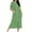 Army Green, variant on FRSASU Women's Long Knitted Bathrobe Casual Zipper up Comfortable Full Length Polka Dot Print Homewear Sleepshirts with Pocket Red