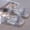 Silver A, variant on Spazoro Girls Dress Sandals with Pearl Bow, Non-Slip Sole Open Toe Soft Comfortable Adjustable Buckle Cute Princess Sandals for Toddler Pink