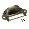 thumbnail image 6 of CHENGSI for Antique Brass Drawer Label Pull Cabinet Frame Handle File Name Card Holder Set of 10 with Screws for Jewelry Box Cupboard Apothecary 70x33mm, 6 of 8