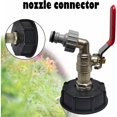 thumbnail image 2 of MSBD Tank Tap 1000L S60X6 IBC Tap Connector with 1/2" Hose Connection, Drain Tank Adapter, for Garden Tap, for Tank Adapter (1 Piece), 2 of 5