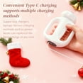 thumbnail image 3 of New Dual-Handle Handheld Fat Push Massager, Extra Large 1200mAh Battery Capacity with USB Charging. 6 massage heads suitable to use on abdomen, legs waist neck area.Suitable as a gift., 3 of 9