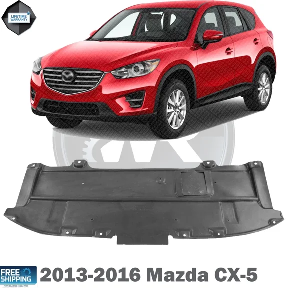 WEST DEKLE Automotive Front Engine Splash Shield For 2013-2016 Mazda CX-5
