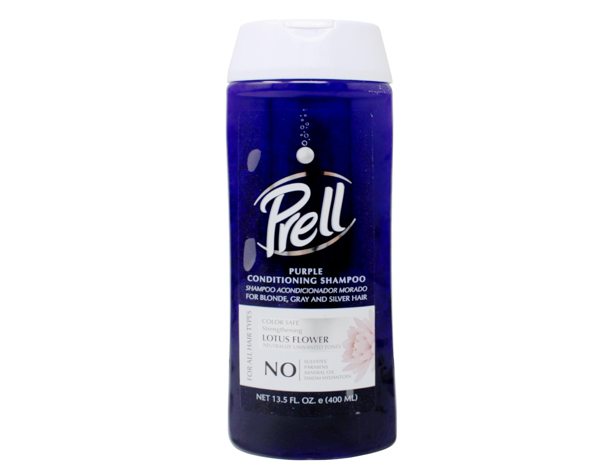 Prell Lotus Flower Color Safe Strengthening Purple Conditioning Shampoo for All Hair Types, 13.5 fl.oz - 2 Pack