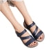thumbnail image 4 of Sandalias de verano para mujer Sandalias planas sin cordones Zapatos romanos Sandalias informales con punta abierta Wmkox8yii  nm7851, 4 of 9
