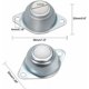 thumbnail image 5 of Ruedas con Cojinete de Transferencia, Ruedas de Bolas para Muebles de 10 Piezas, Ruedas de Bolas de Transferencia, Ruedas de Bolas de Nailon para Muebles, Sillas de Ruedas, Carro de, 5 of 5