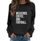 thumbnail image 1 of Gibobby Sudadera de mujer Sudadera suelta casual de manga larga con cuello redondo para mujer blusa grande de manga larga(Blanco,G), 1 of 5