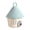 Mint Green, variant on LEHOZIHEQ Woven Storage Basket with Lid, Cute House Basket, House Shape Woven Storage Basket, Sundries Container, for Bedroom and Living Room