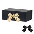 thumbnail image 1 of Caja de regalo GoooodGift negra, grande, plegable, 30 x 20 x 11 cm, con cinta, 1 of 7