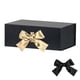 thumbnail image 1 of Caja de regalo GoooodGift negra, grande, plegable, 30 x 20 x 11 cm, con cinta, 1 of 7