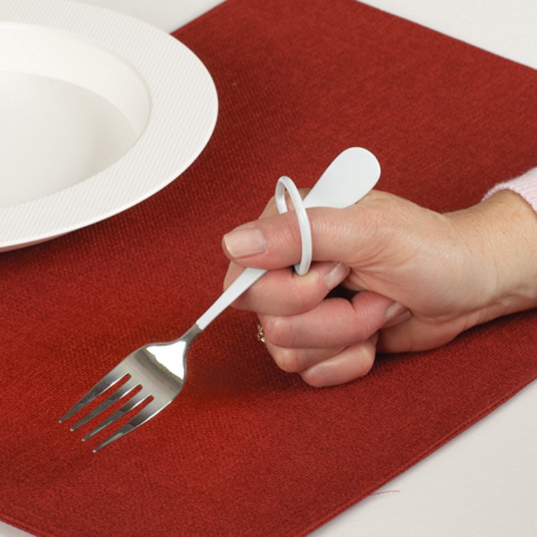 Finger Loop Utensil - Dinner Fork - right hand Finger Loop Utensil - Dinner Fork - right hand