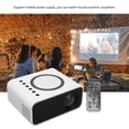 thumbnail image 3 of Proyector de Películas LED, dispositivo multifunción de 2 colores con control remoto adecuado para fiestas, viajes y acampadas, 3 of 7