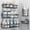 Dark Grey, variant on 5 Pack Self Adhesive Shower Caddy Organizer Rack for Inside Shower, Rustproof Stainless Steel Wall Mount Storage Basket Shampoo Holder Bathroom Accessory Decor Set, Gold