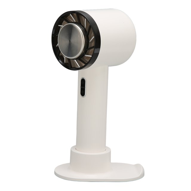 Ventilador de escritorio USB blanco, enfriamiento rápido, 4 modos, carga USB, silencioso, multifunción, pequeño ventilador de escritorio para el hogar, la oficina y viajes