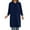 C-Navy269, variant on DHFJKG Women's Longline Hooded Sweatshirt Coat Solid Color Loose Fit Over Knee Casual Hoodies Pocket Outerwear With Drawstring For Fall Winter Fashionable Coats