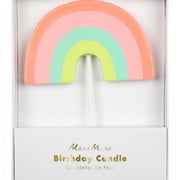 Meri Meri Rainbow Candle, 1ct
