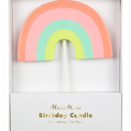 Meri Meri Rainbow Candle, 1ct
