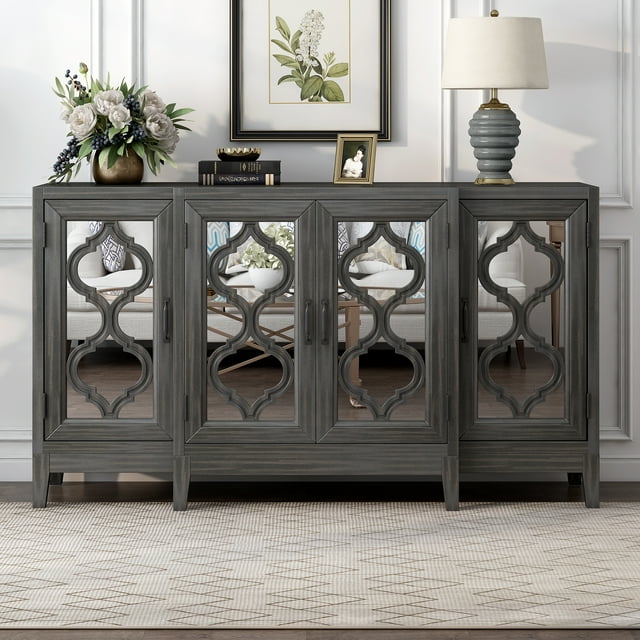 Artlia Modern Mirrored Console Table NEW SKU WF292929AAE