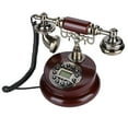 thumbnail image 3 of Filfeel Corded Telephone, Antique Line Powered Wired Telephone, With Anti-slip Mat For Home Office Table Desk, 3 of 8