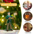 thumbnail image 2 of EASTIN Résine la Maison de Vacances Griswold Statue Mini Noël Neige Village Ornements, 2 of 6
