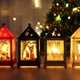 thumbnail image 3 of Luces de linterna LED de Navidad árbol de Navidad decoración de adorno de lámpara de mesa de Papá Noel, rojo Rojo Verde RV011031-00494SDJ, 3 of 5