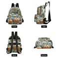 thumbnail image 2 of JIALIOU Mini Backpack Purse for Women Quilted Casual Daypack Small Travel Shoulder Bag, Cute Ghosts Pumpkins in Forest, 2 of 7