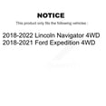 thumbnail image 2 of Transit Auto Front Wheel Bearing and Tie Rod End Kit for Car Ford Expedition Lincoln Navigator 4WD - Left Right Side (Driver Passenger) K77-100670, 2 of 11