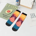 thumbnail image 7 of Rocae Neon Sunset Cyberpunk Cityscape for Premium Adult Socks,Comfortable, Breathable, and Durable Socks, Perfect for Everyday Wear, 7 of 7