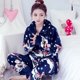 thumbnail image 2 of Pijamas de Navidad para mujer espesar Otoño Invierno franela de manga larga ropa de hogar dulce memoria S005, 2 of 4