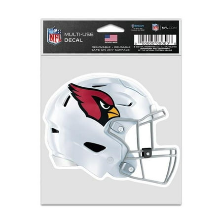 Wraft Fanatics 9416636972 3.75 x 5 in. Arizona Cardinals Decal – Helmet Fan