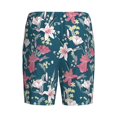 thumbnail image 4 of Yiaed Lilies Flowers for Men's Soft Sleep Pajama Short Lounging Pajama Shorts-Small, 4 of 8