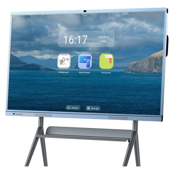 Belnet Smart Boards 65inch Reverse Control IR Rotatable 4K Monitor Wireless Smart TVs for Digital Signage, School & Office