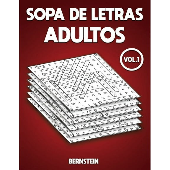 Sopa de letras adultos: 200 Sopa de letras para Adultos con Soluciones - Entrena la Memoria y la Lógica Vol 1 (Paperback)