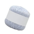thumbnail image 2 of Knitting Thread Cotton Crochet Yarn Embroidery Clothes Sweater Tapestry Weave Line DIY Accessory, Light Grey, 2 of 8